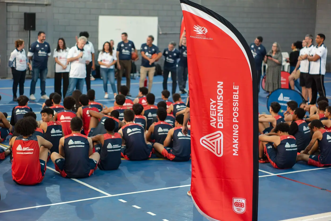 Students at the launch event