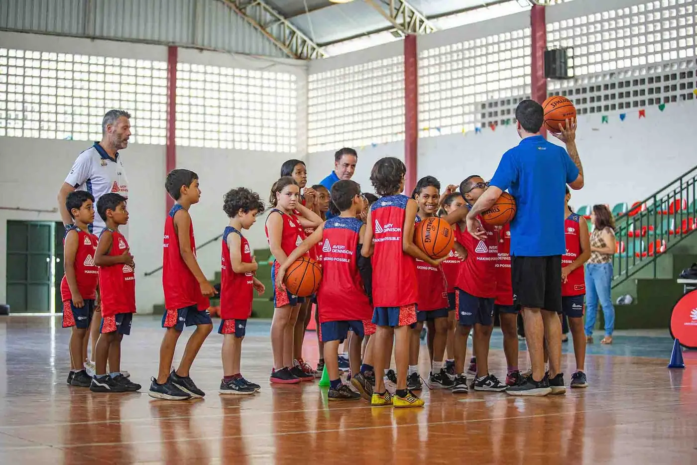 Basketball class in Vinhedo